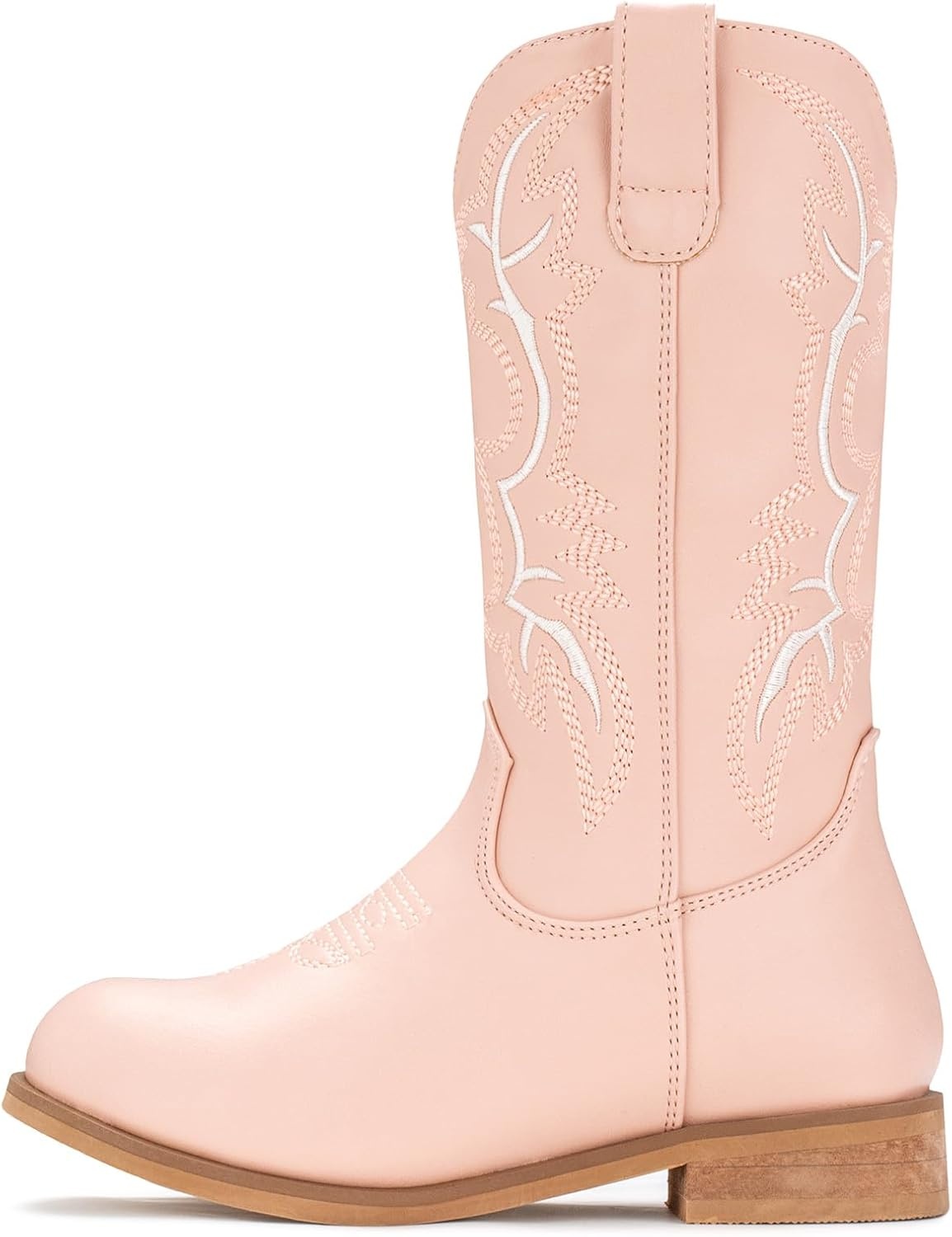image:imageIUV Cowgirl Boots Cowboy Boots For Girls Boys Kids Toddler Fashion Western Boots Mid Calf Riding ShoesPink