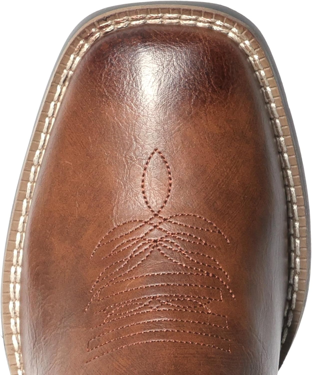 image:imageIUV Cowboy Boots For Men with Wide Square Toe Western Retro Boot Durable Classic Fashionable Embroidered Pull On Slip Resistant BootsBlack Brown