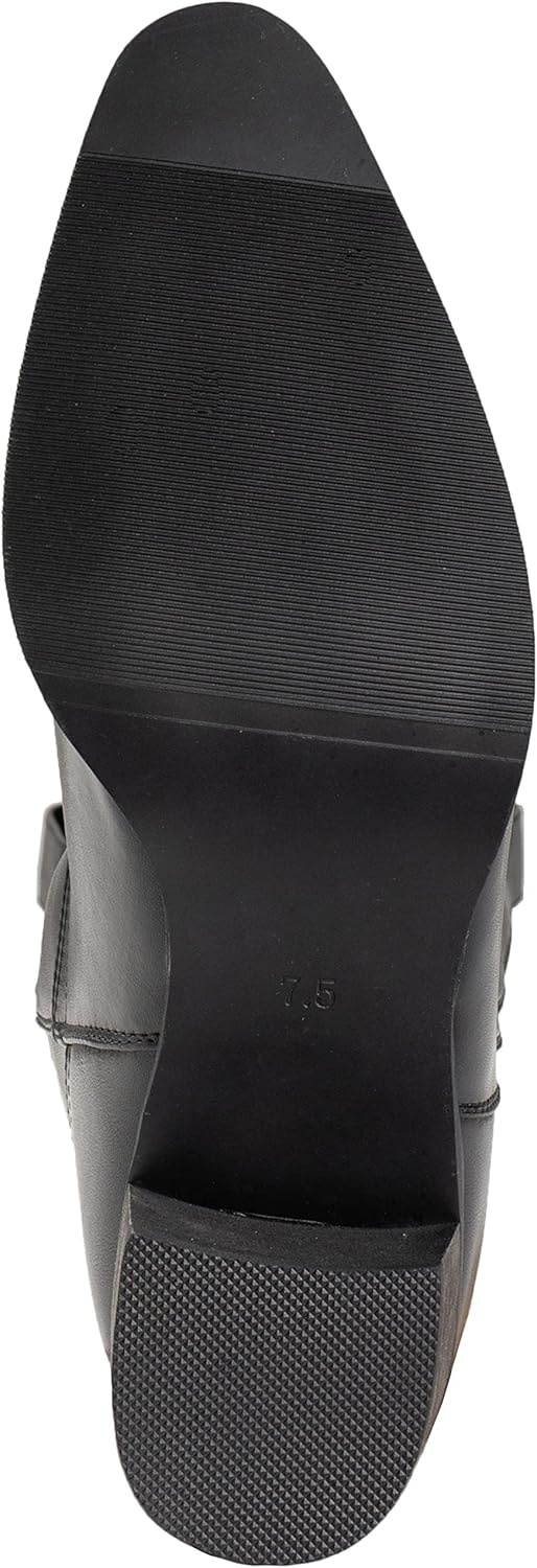 image:imageIUV Cowboy Boots For Women Pointy Toe Womens Western Boots Cowgirl Boots Mid Calf BootsBlackk