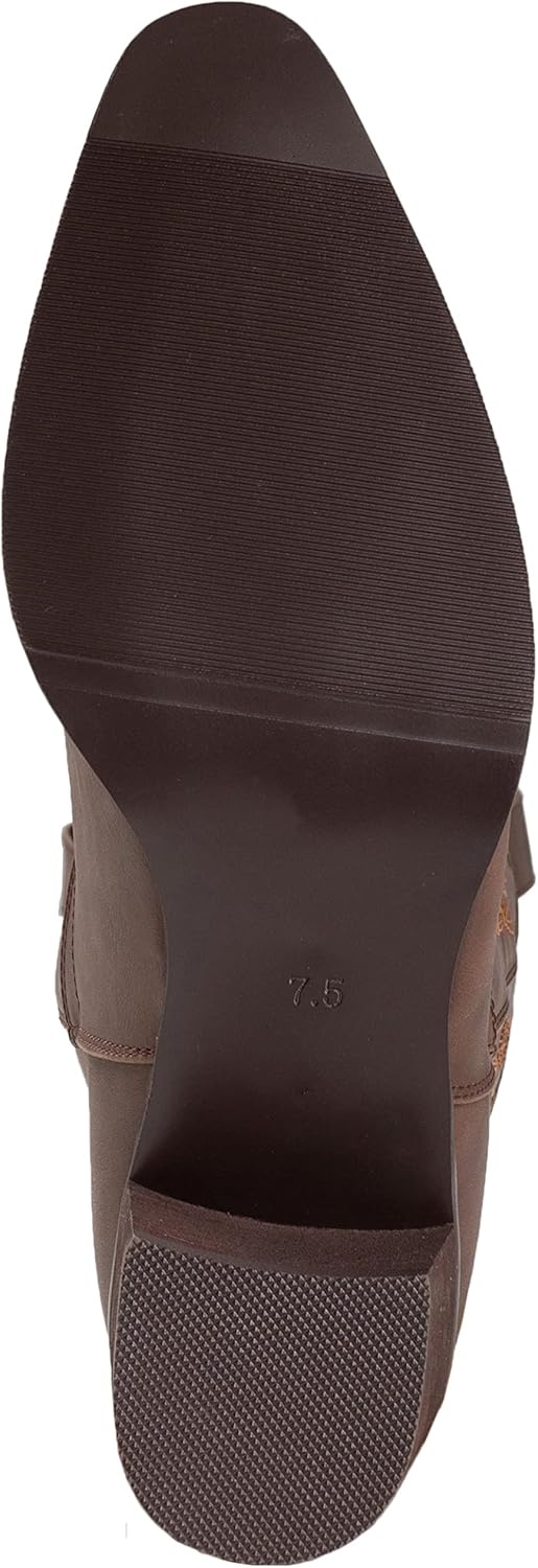 image:imageIUV Cowboy Boots For Women Pointy Toe Womens Western Boots Cowgirl Boots Mid Calf BootsBrownn