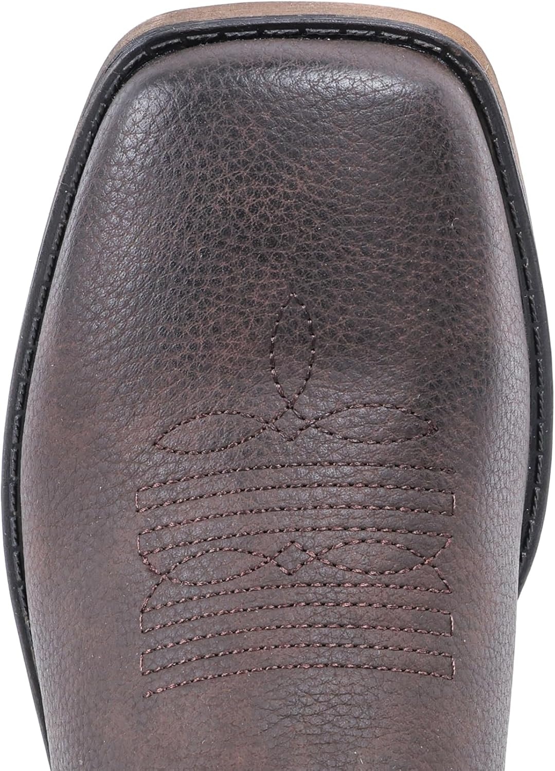 image:imageIUV Cowboy Boots For Women Square Toe Wide Western Boots Mid Calf Cowgirl Boots Pull On Fashion Embroidered Cowboy BootsDark Brown