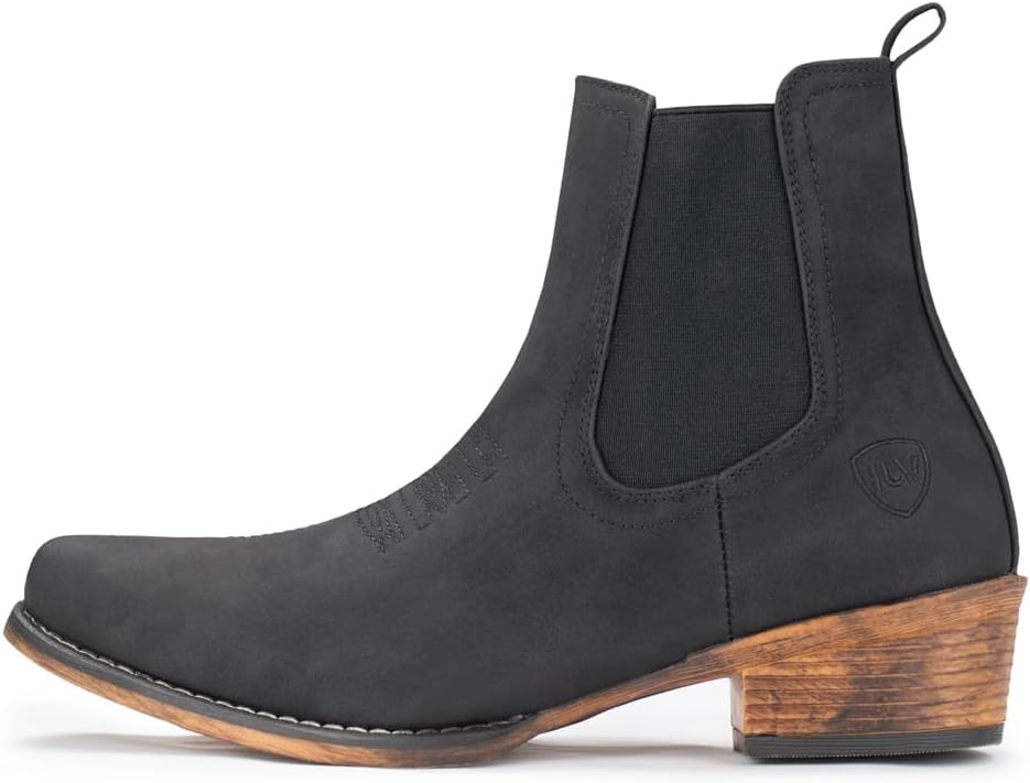 image:imageIUV Cowboy Boots For Women Western Ankle Boots Cowgirl Boots Pointy Toe Booties
