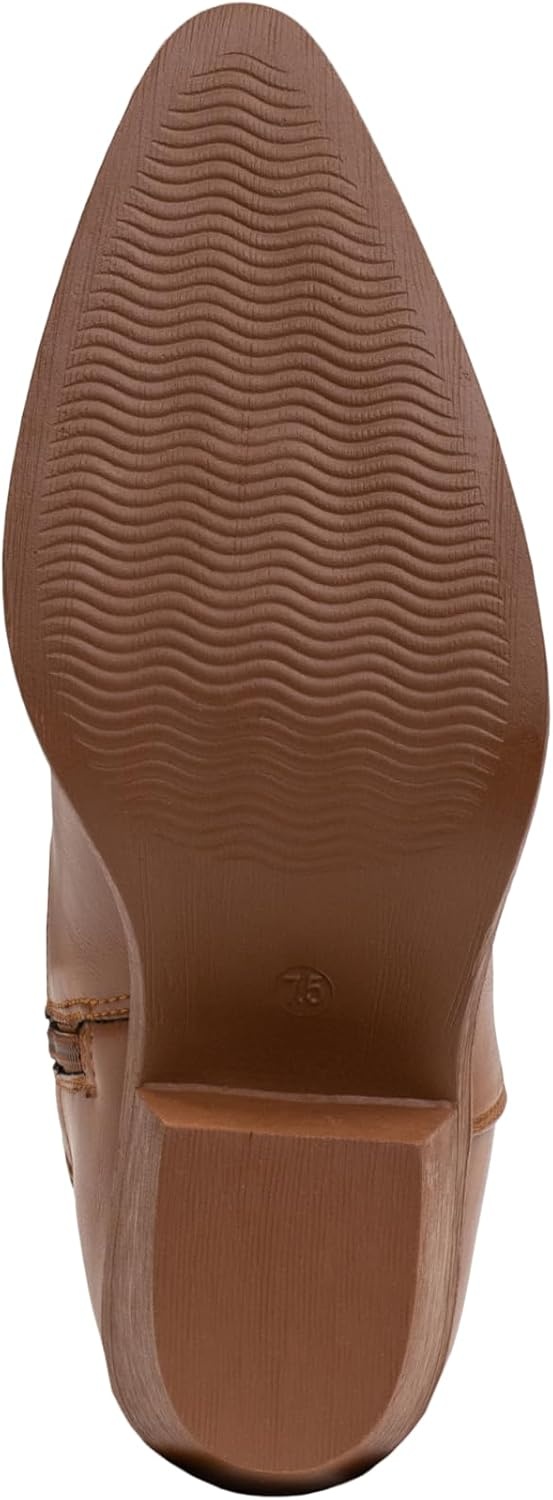 image:imageIUV Cowboy Boots For Women Western Cowgirl Boots Pull On Pointy Toe Mid CalfBrown