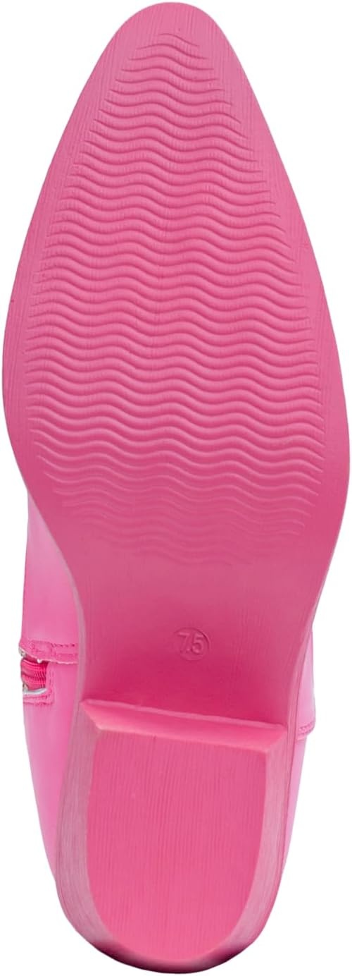 image:imageIUV Cowboy Boots For Women Western Cowgirl Boots Pull On Pointy Toe Mid CalfPink