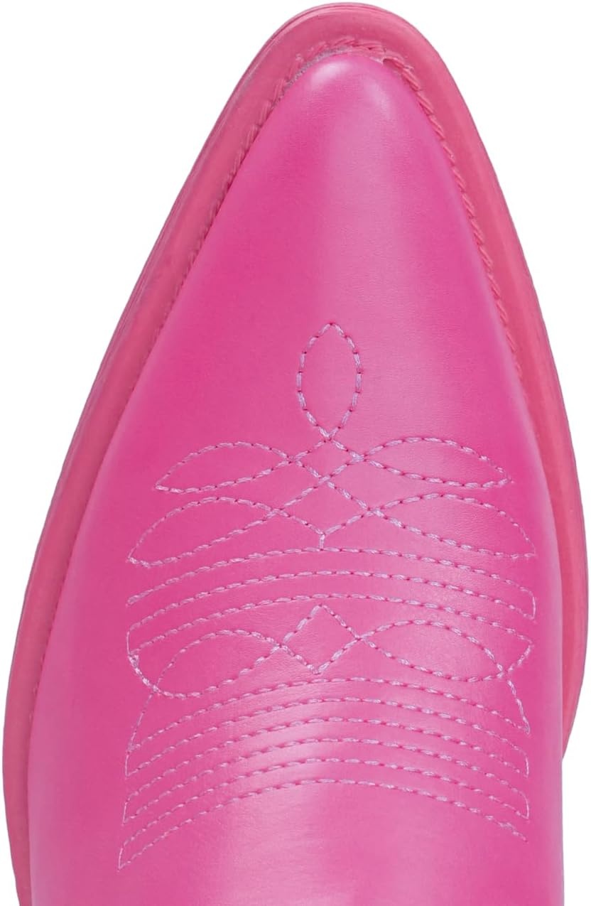 image:imageIUV Cowboy Boots For Women Western Cowgirl Boots Pull On Pointy Toe Mid CalfPink