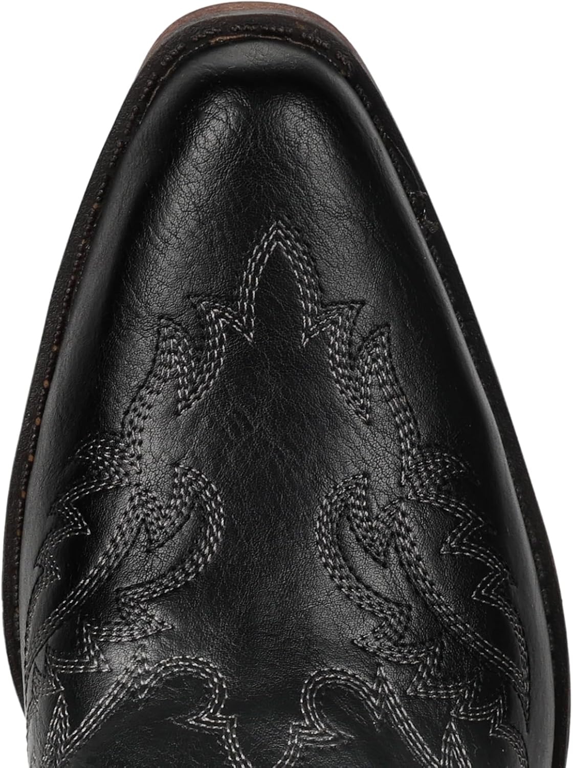 image:imageIUV Cowboy Boots for Women Mid Calf Cowgirl Western Boots with Embroidery Retro Snip Toe with Chunky Heel Summer Country Music Festival Cowboy ChicBlack