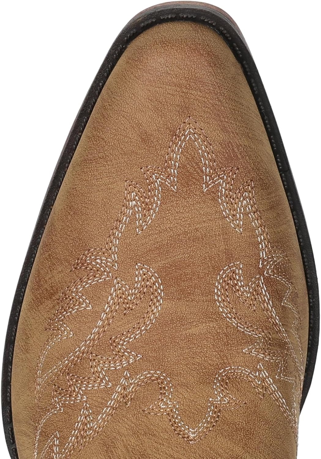 image:imageIUV Cowboy Boots for Women Mid Calf Cowgirl Western Boots with Embroidery Retro Snip Toe with Chunky Heel Summer Country Music Festival Cowboy ChicCamel