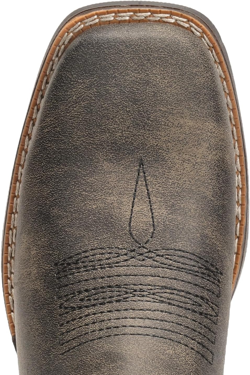 image:imageIUV Cowboy Boots for Women Square Toe Western Cowgirl Boots Mid Calf Durable Classic Fashionable Embroidered Pull On BootTaupe