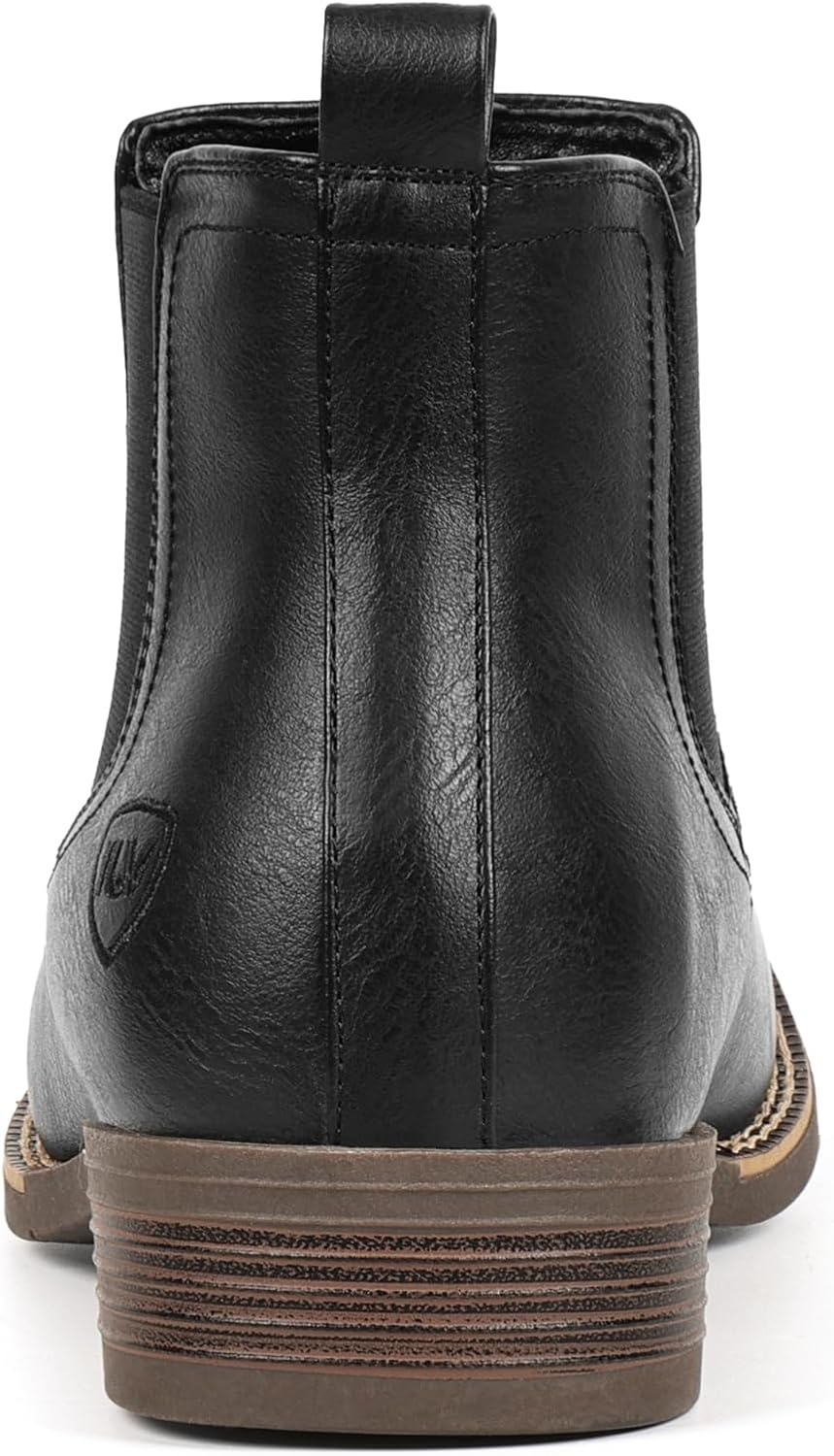 image:imageIUV Cowboy Boots For Men Square Toe Chelsea Ankle Boots Mans Casual Western BootBlack
