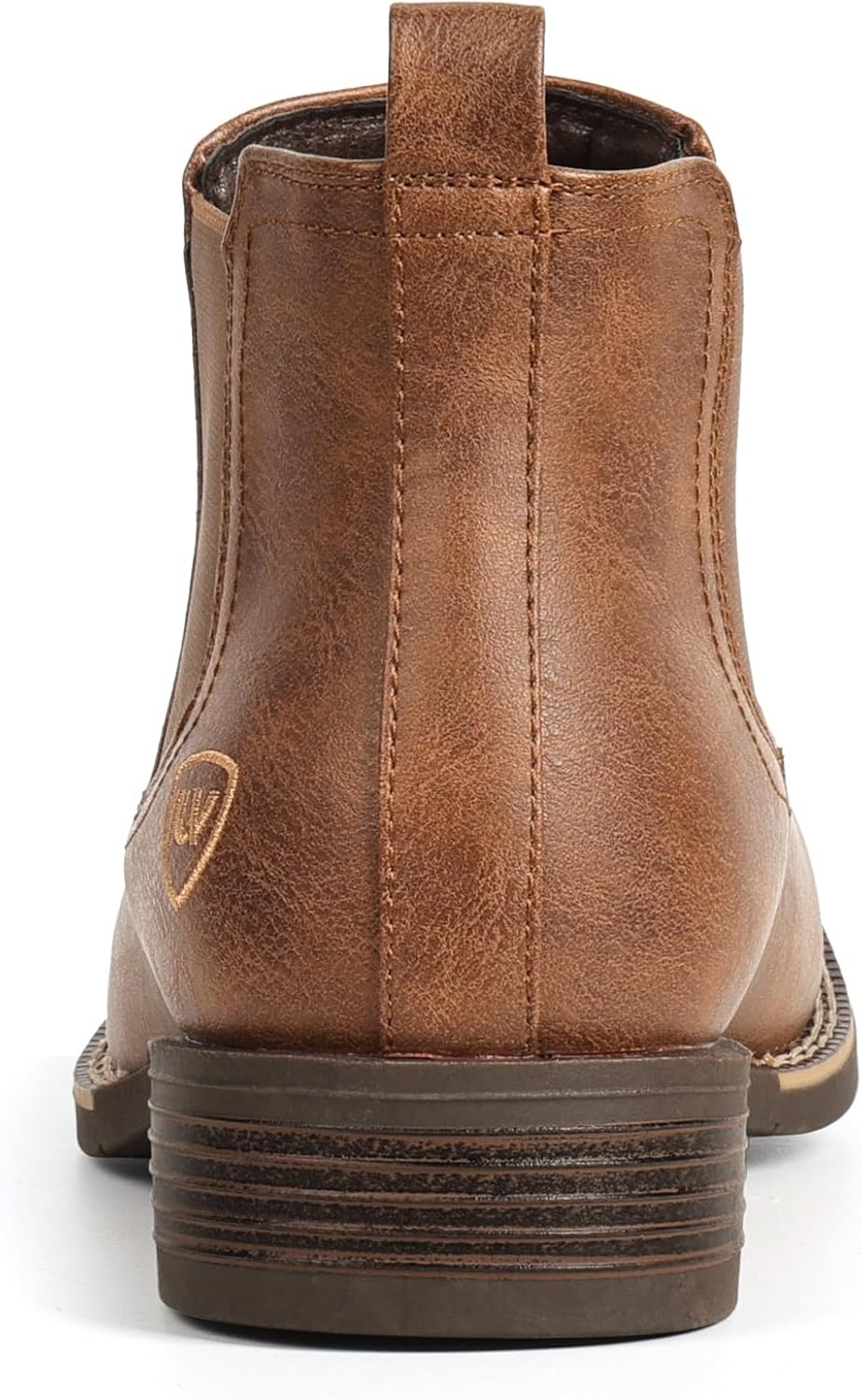 image:imageIUV Cowboy Boots For Men Square Toe Chelsea Ankle Boots Mans Casual Western BootBrown