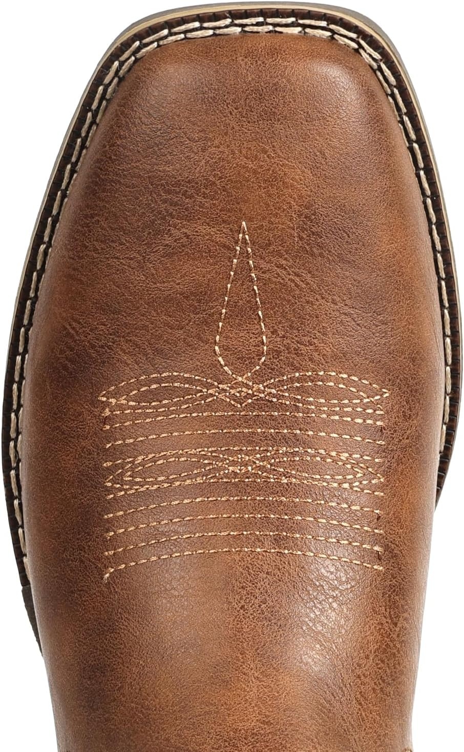 image:imageIUV Cowboy Boots For Men Square Toe Chelsea Ankle Boots Mans Casual Western BootBrown