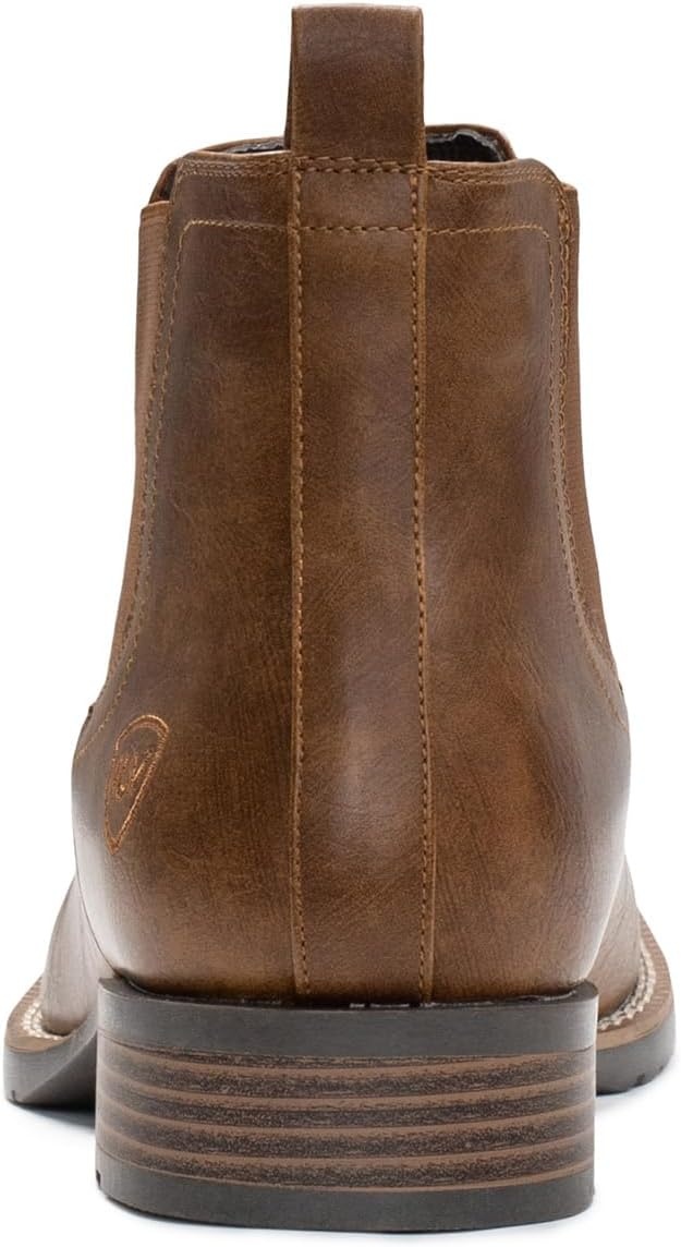 image:imageIUV Cowboy Boots For Men Ankle Boots Western Boot Casual Dress Slip On Chelsea MenBrown