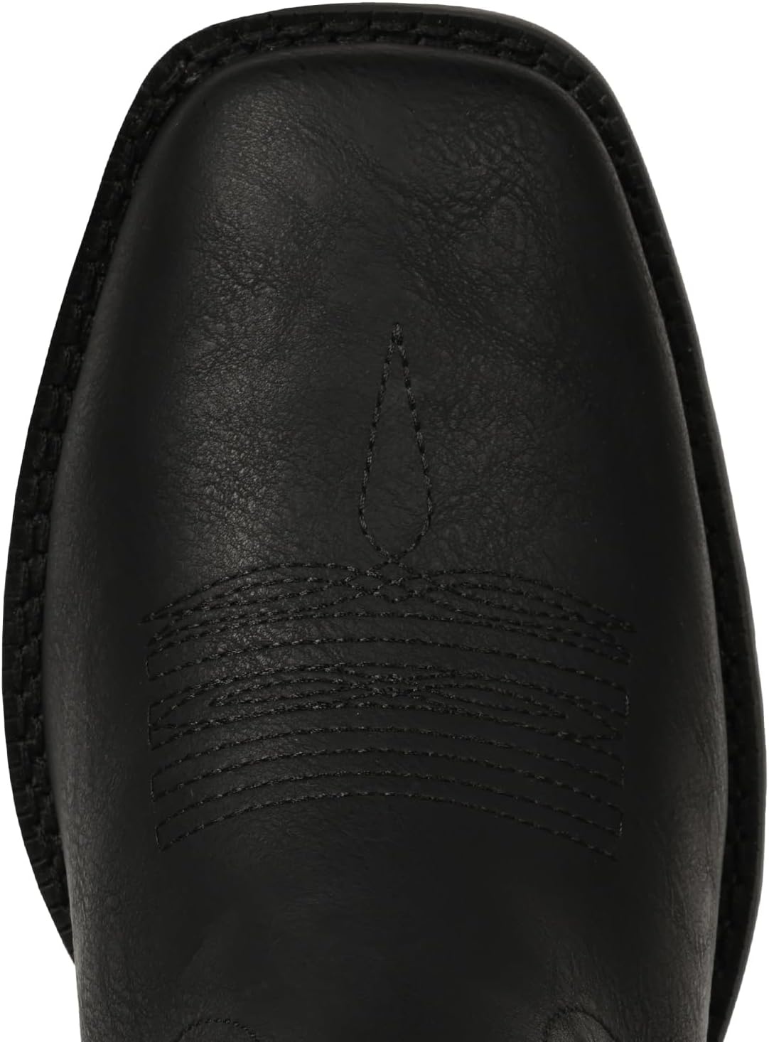 image:imageIUV Cowboy Boots for Men Square Toe PullOn Western Boots with Classic Embroidery Slip amp Oil Resistant Outsole Durable Heel for Stylish Casual and Country WearBlack