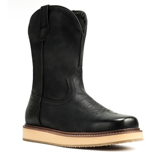 image:imageIUV Cowboy Boots For Men Western Boot Durable Fashionable Retro Classic Slip Resistant Work Casual Boots